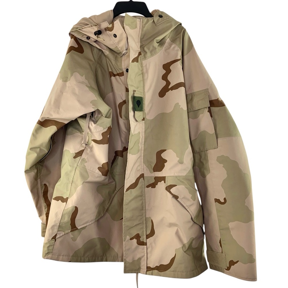 Cold Weather Goretex DCU Parka Desert Camouflage Full Zip Jacket - Picture 1 of 9